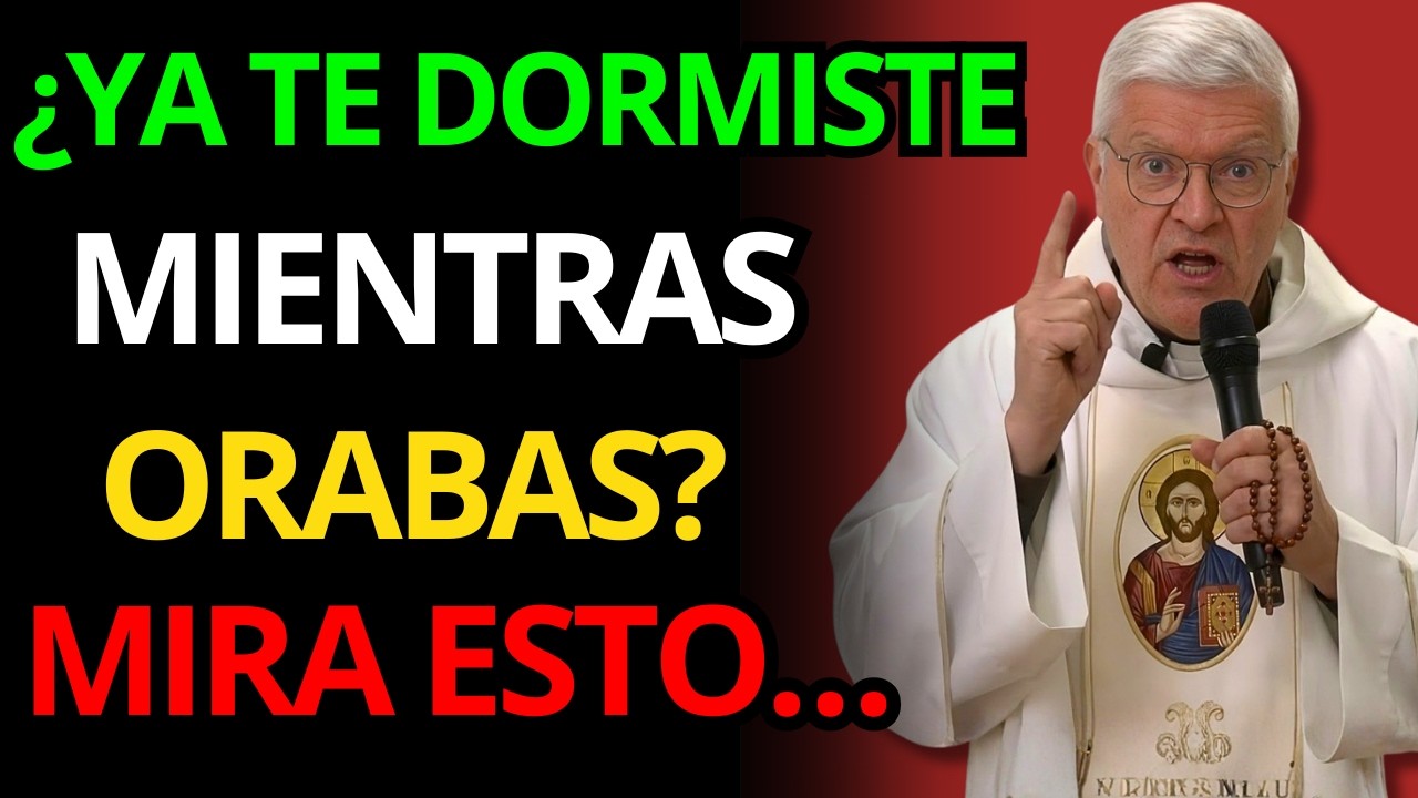 Padre Jorge Zarrada revela: Si te duermes orando, Dios hará esto.