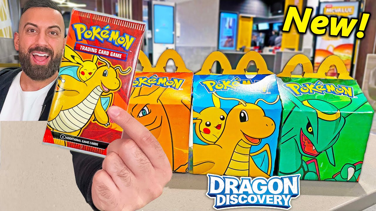 Pokemon's New Dragon Discovery Packs at McDonald's!