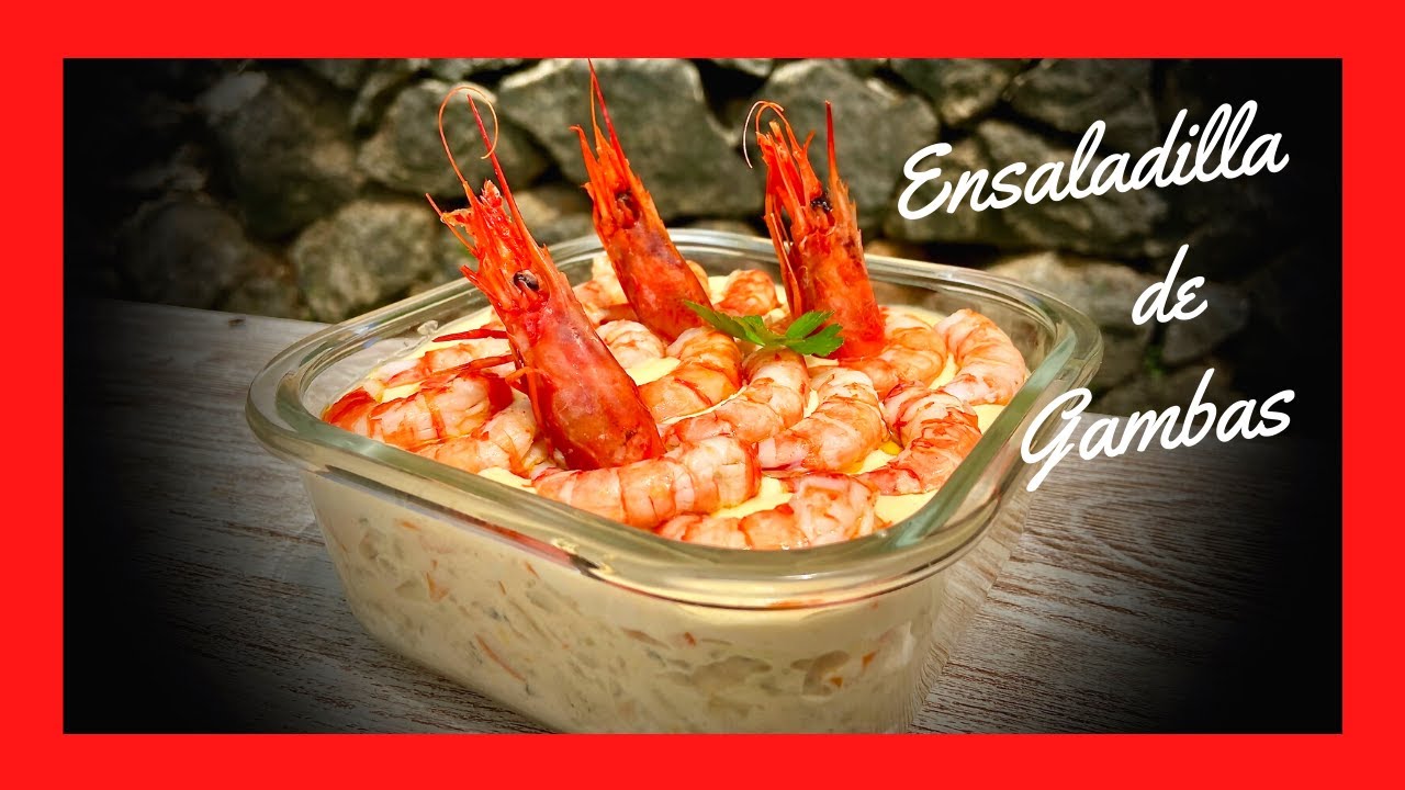 ENSALADILLA de Gambitas con SALSA Rosa CASERA 😮 😋 - GUILLE RODRIGUEZ