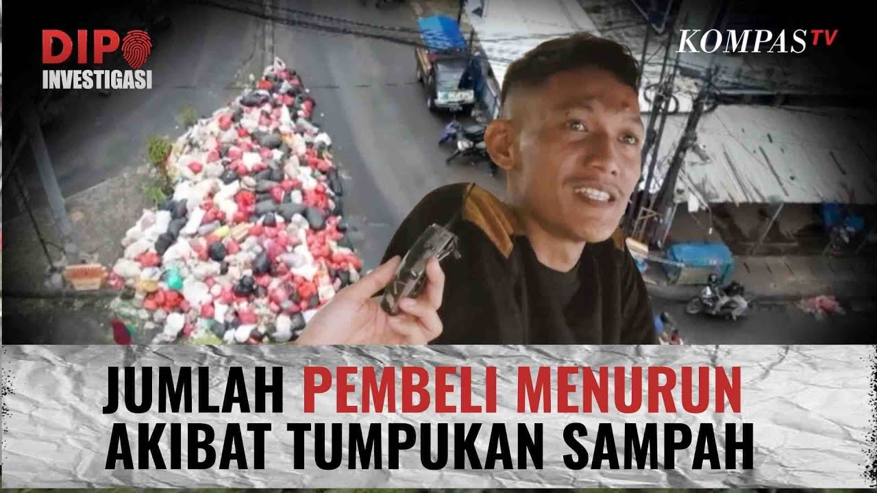 Pedagang Pasar Ciputat Keluhkan Tumpukan Sampah | DIPO INVESTIGASI