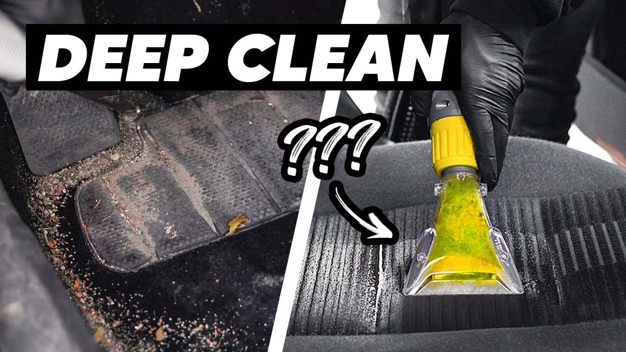 15 Year Old VW Golf Interior DEEP CLEAN - Auto Detailing