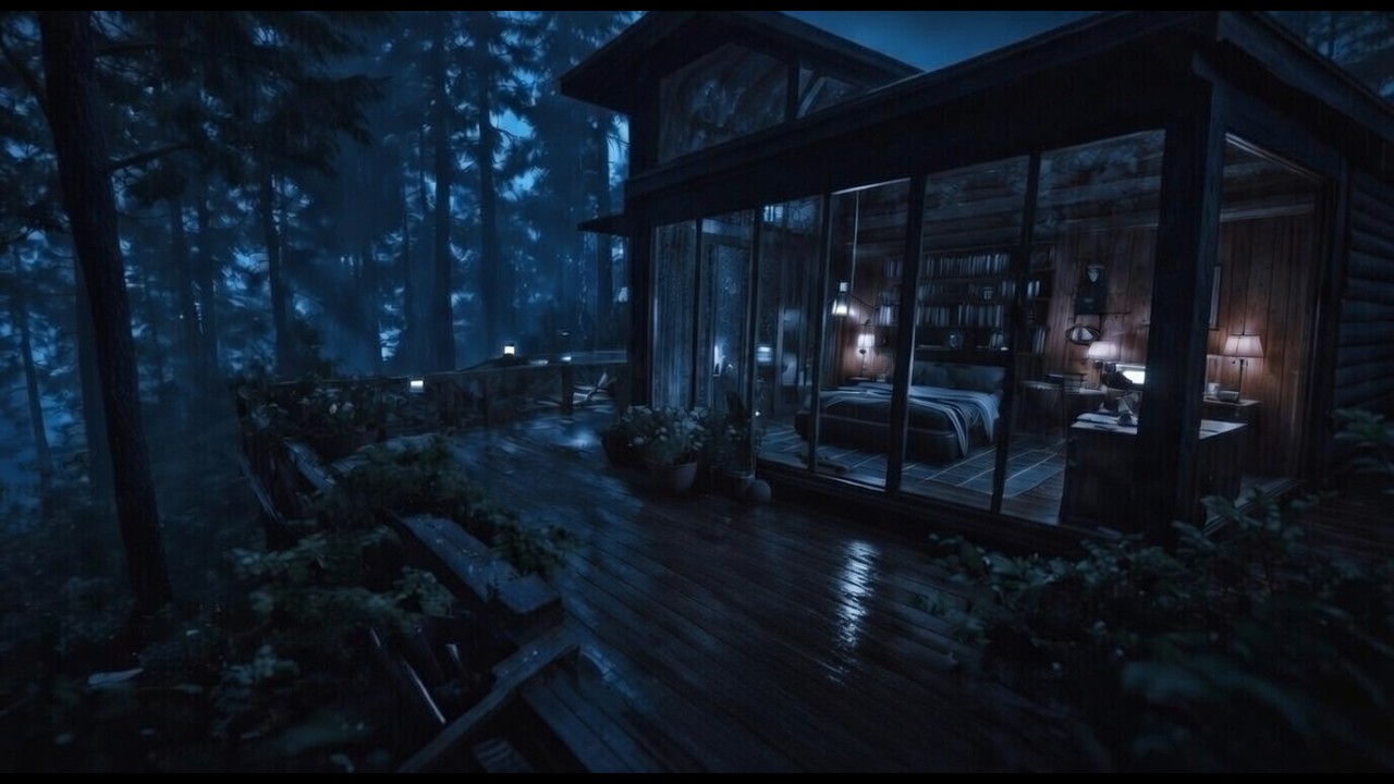 Relaxing Forest Rain Ambience 🌧️ 4 Hours Calm Music