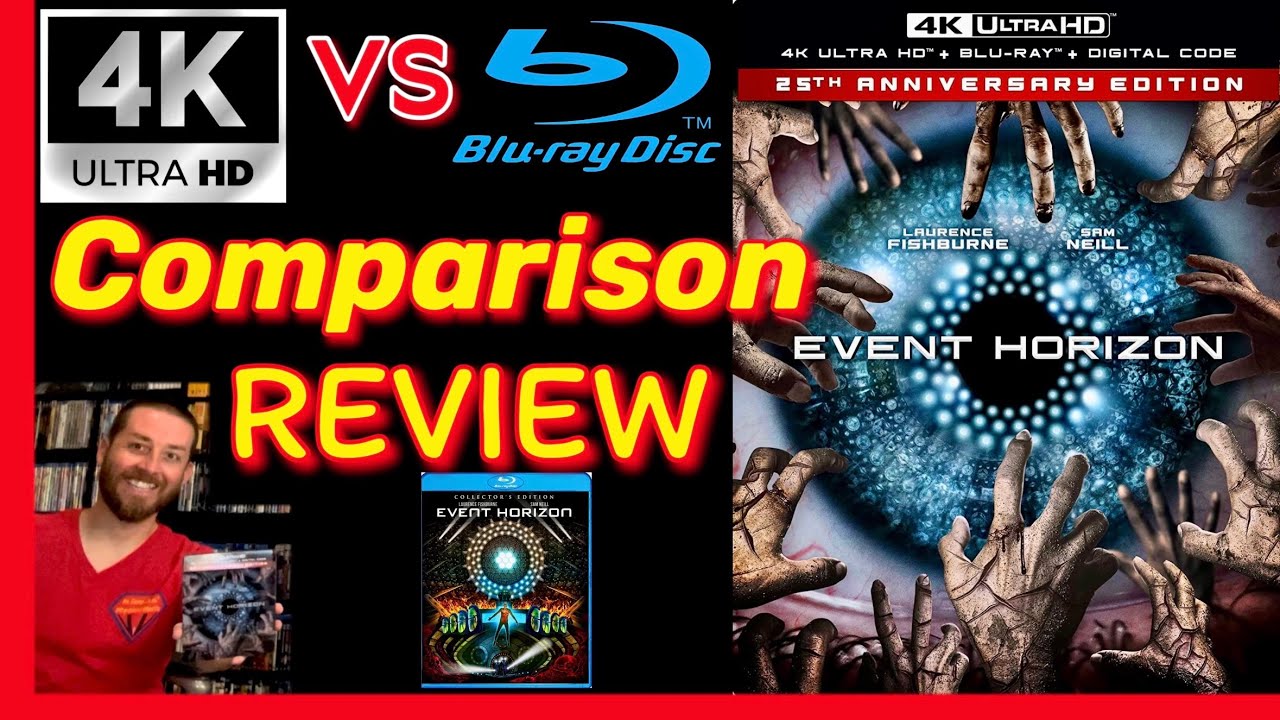 Event Horizon 4K UHD Blu Ray Review with Exclusive 4K vs BluRay Image Comparisons Analysis, Unboxing