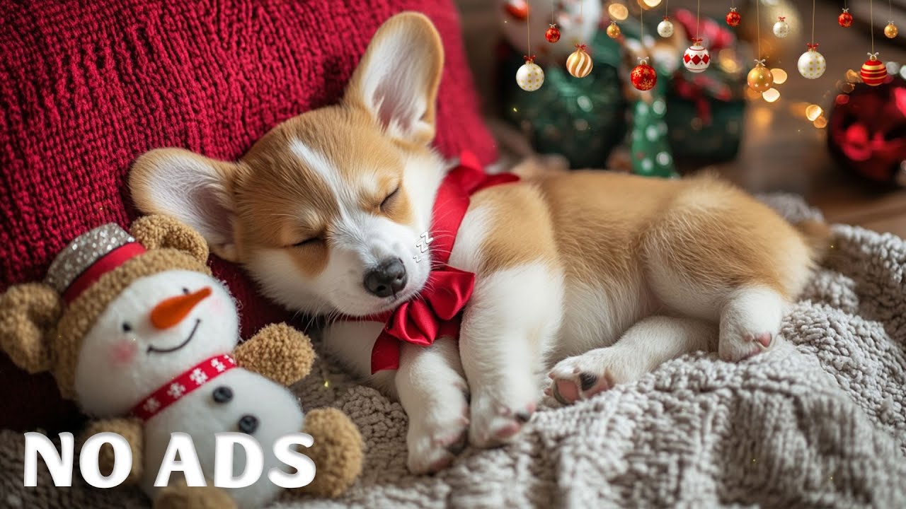 24h Calming Dog Music 🐾❄️ Soft Winter Ambience for Deep Sleep & Anxiety Relief