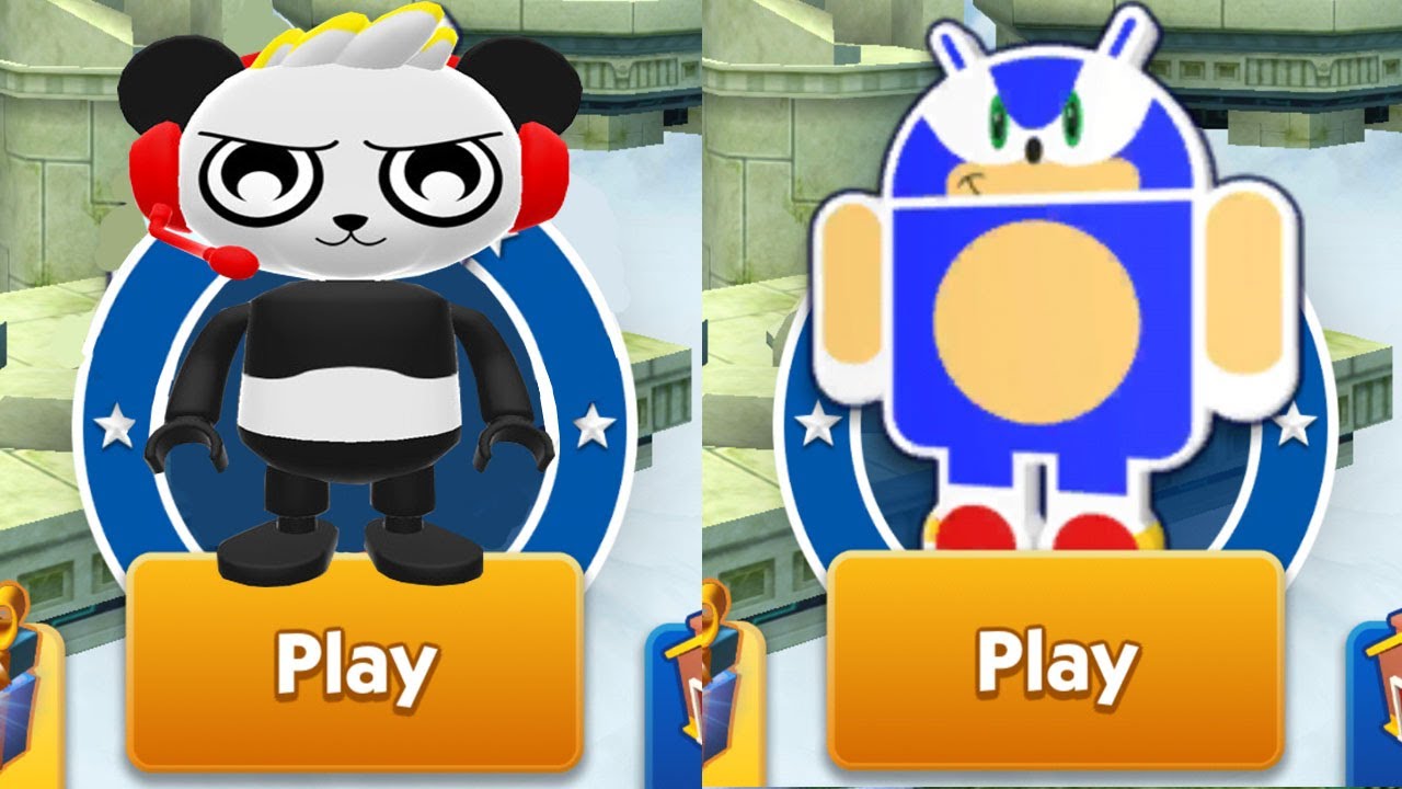Sonic Dash ANDRONIC vs Tag with Ryan COMBO PANDA Gameplay