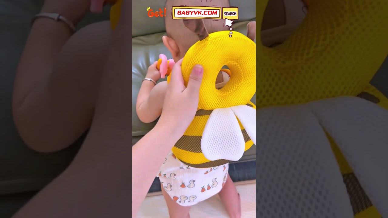 Anti-Fall Baby Backpack Pillow: Cushion Backward Falls with Soft Support #toddler #BabySafety