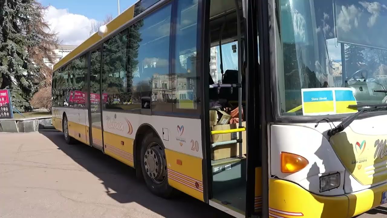 Передача Бердичівському навчально реабілітаційному центру сучасного низькопідлогового автобуса DAF