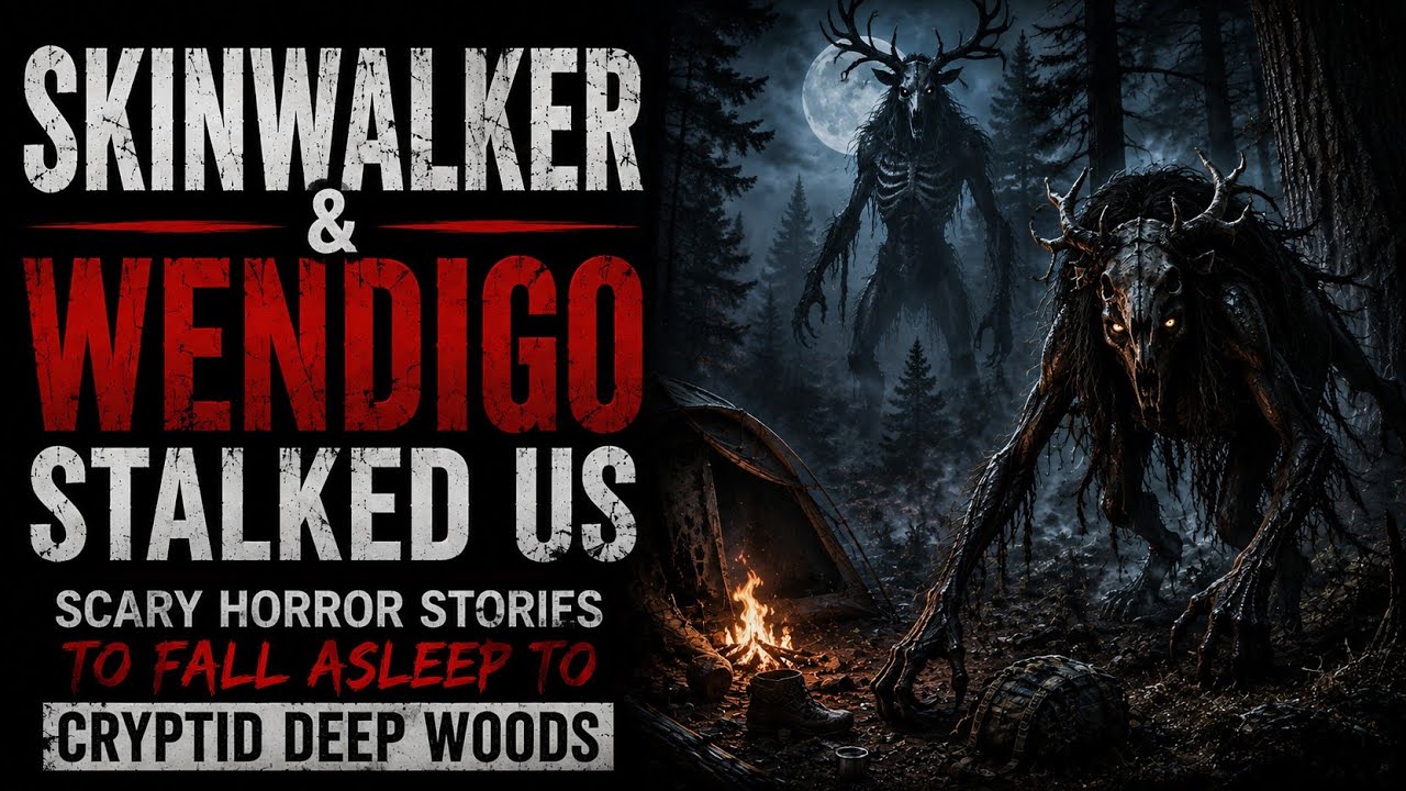 True Skinwalker & Wendigo Encounters | Scary Stories to Fall Asleep To | Cryptid Deep Woods 