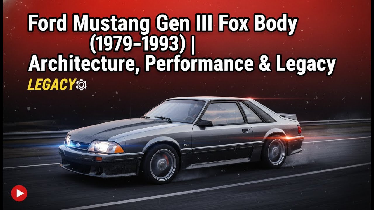 Ford Mustang Gen III Fox Body (1979–1993) | Architecture, Performance & Legacy