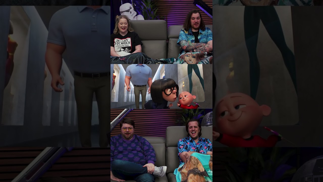 Jack Jack & Edna have Bonded #incredibles #pixar #reaction