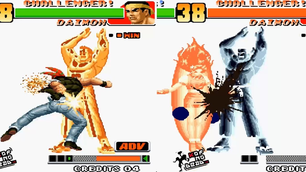 Daimon Doble SDM vs Todos los personajes Doble SDM KOF 98 Parte 1
