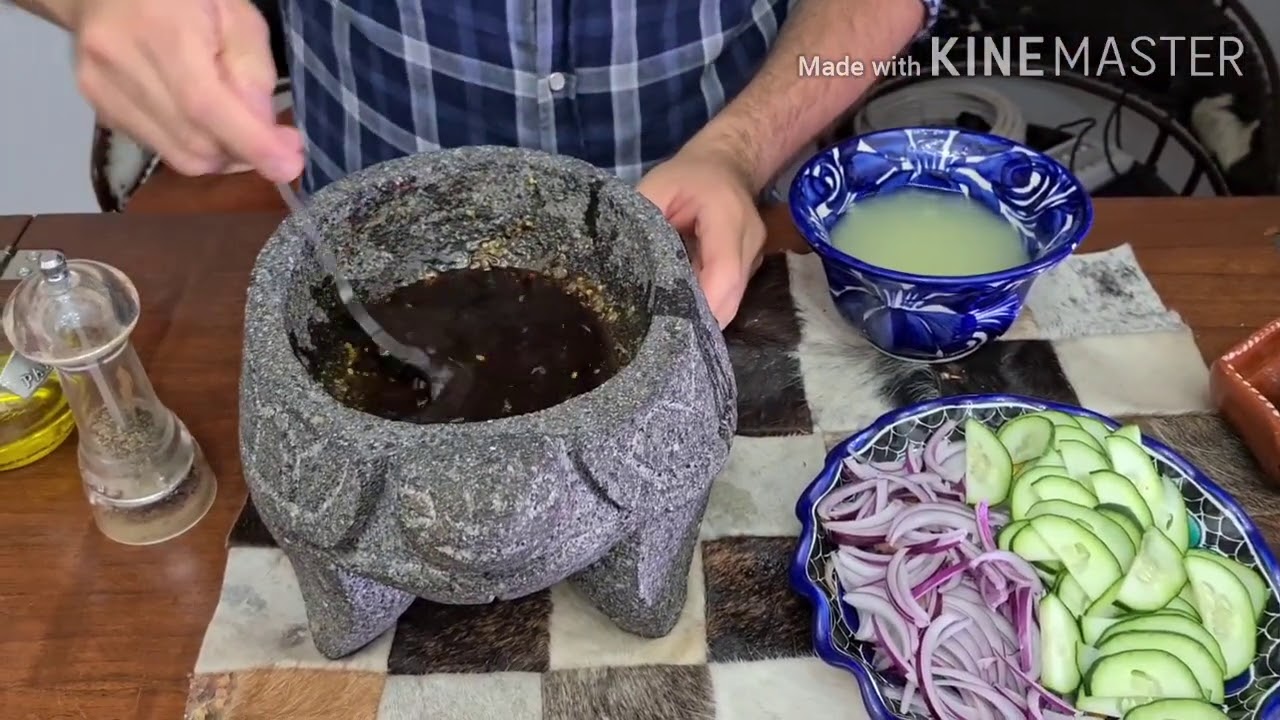AGUACHILE NEGRO CON TATEMADOS 🤟🇲🇽🔥