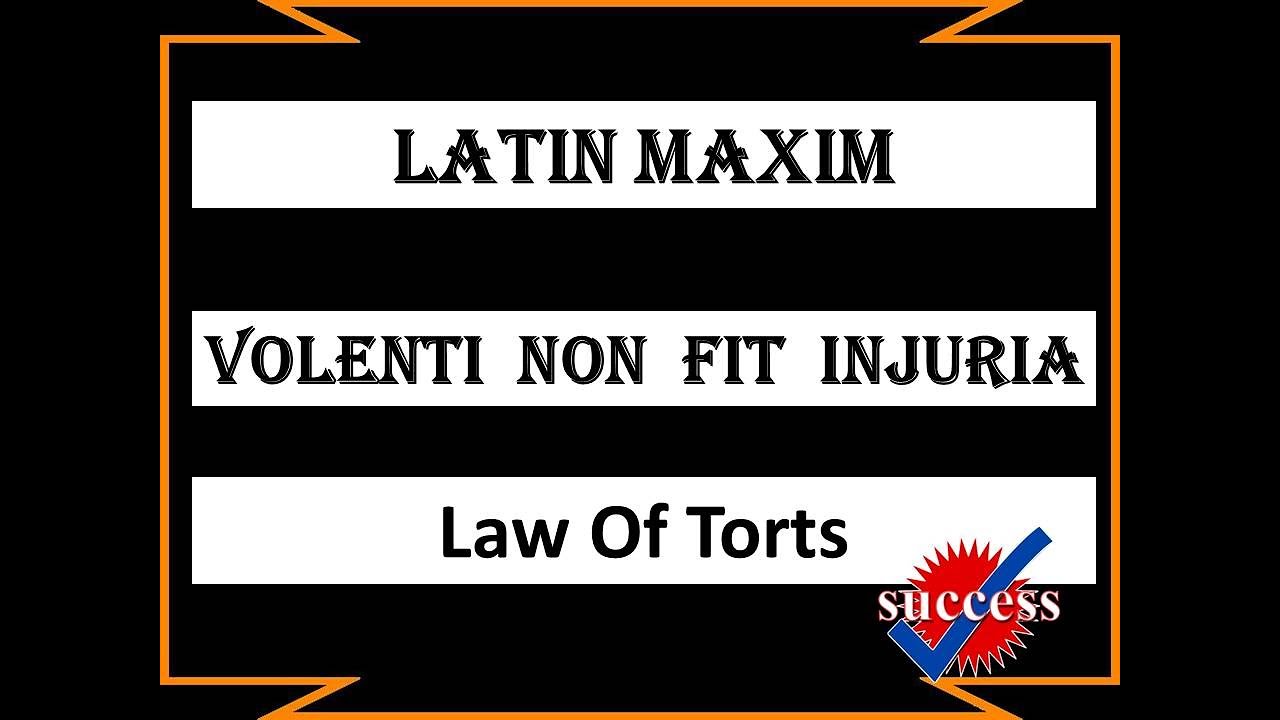 Volenti Non Fit Injuria || Hall Vs. Brooklands ||
