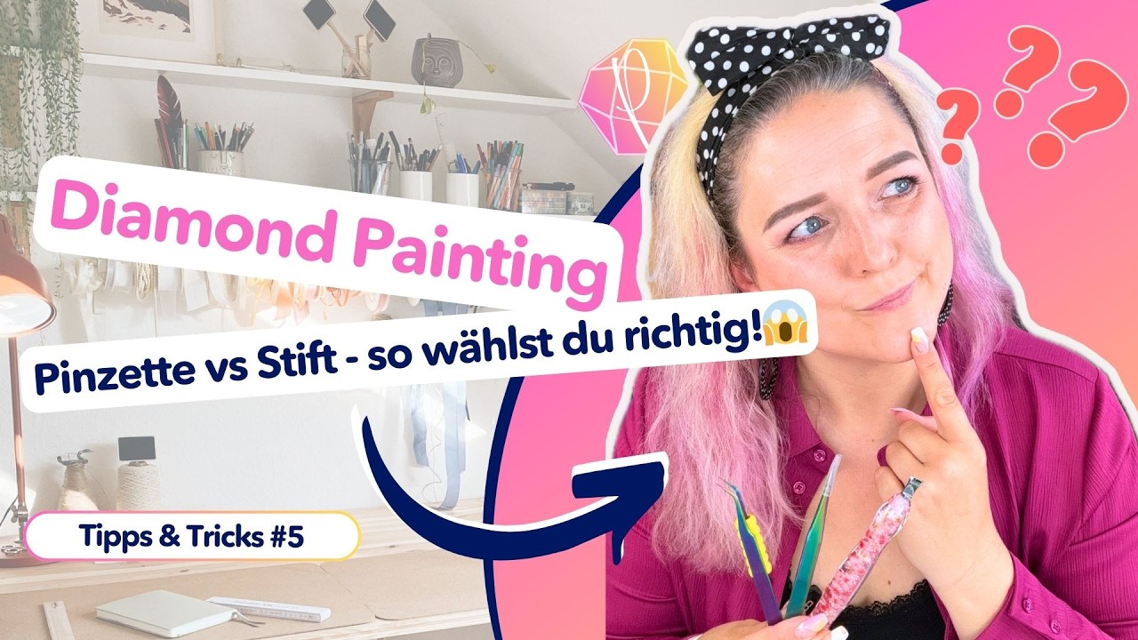 Multiaufsetzer vs. Pinzette 🖋💎 Alles was du wissen musst! 👈Diamond Painting Tipps & Tricks #5