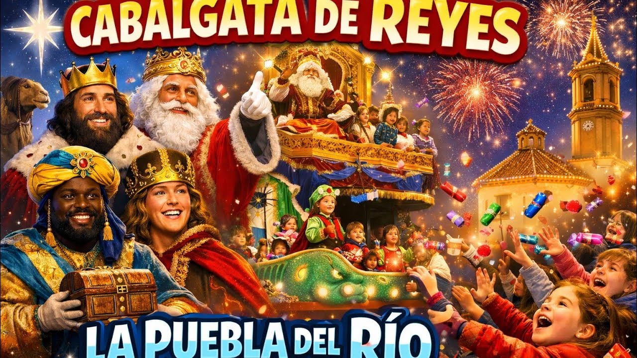 ✨ Cabalgata de Reyes en La Puebla del Río | Una noche llena de ilusión 👑 