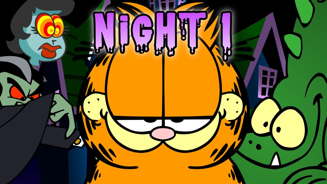 Five Nights at Garfield's Scary House 1st Night Gameplay