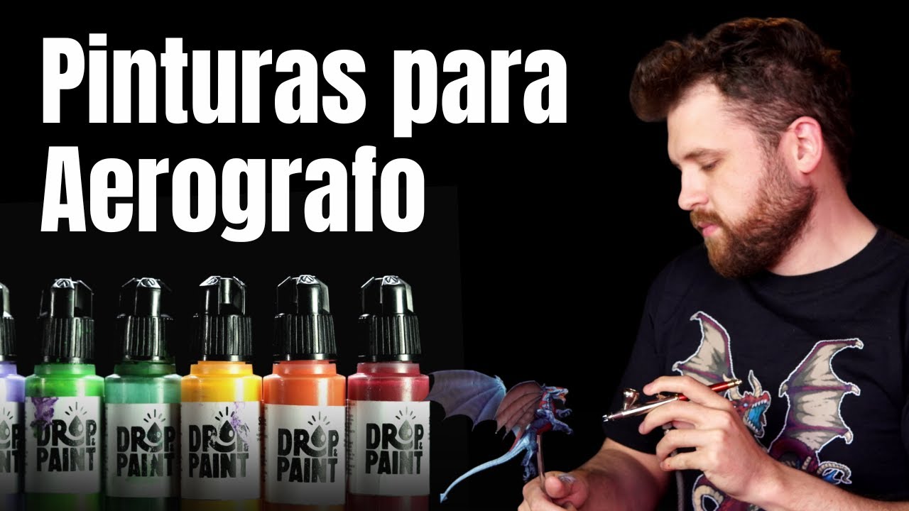 Drop & Paint -  Rese&ntilde;a - Review - Pinturas para Aerografo