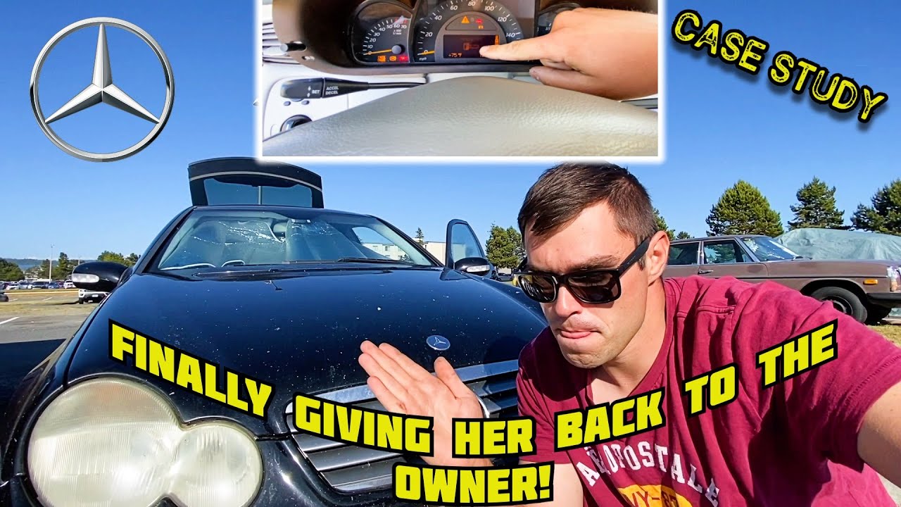 W203 2004 Mercedes C230 Kompressor Stuck Fuel Gauge, No RPMs/Tachometer CASE STUDY