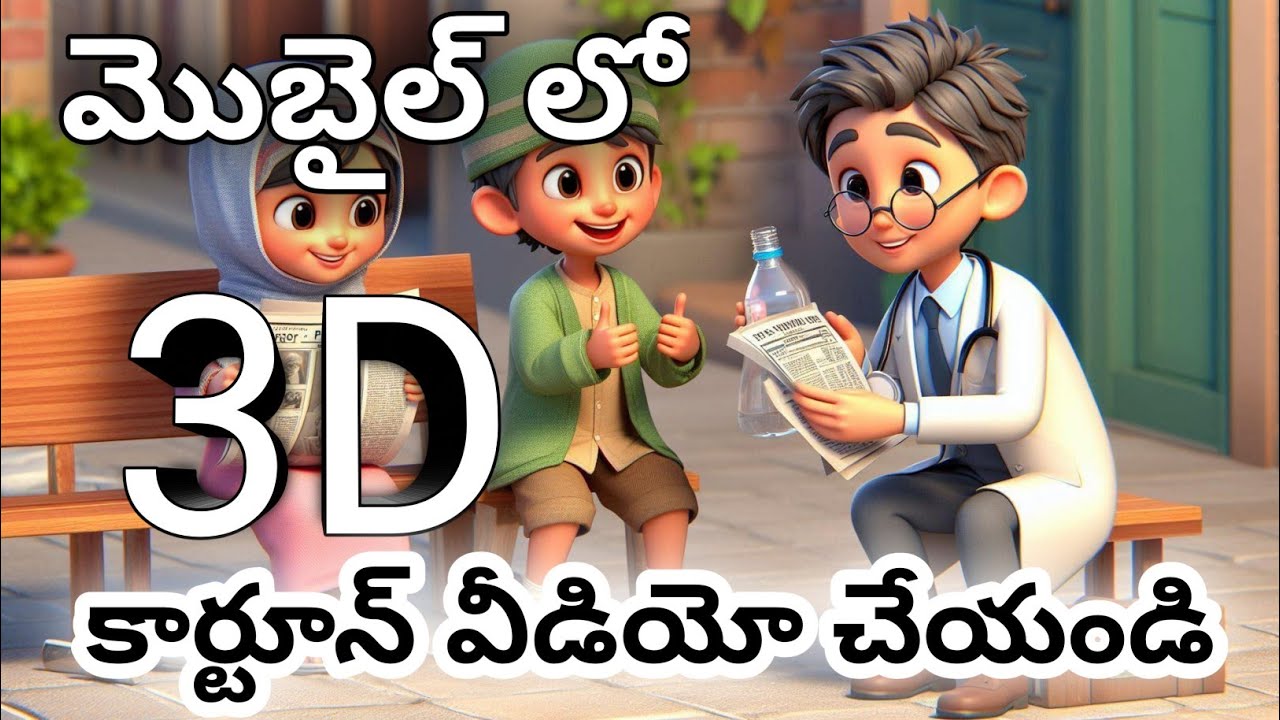 Make 3D Animation Stories Using Al |ai video generator telugu