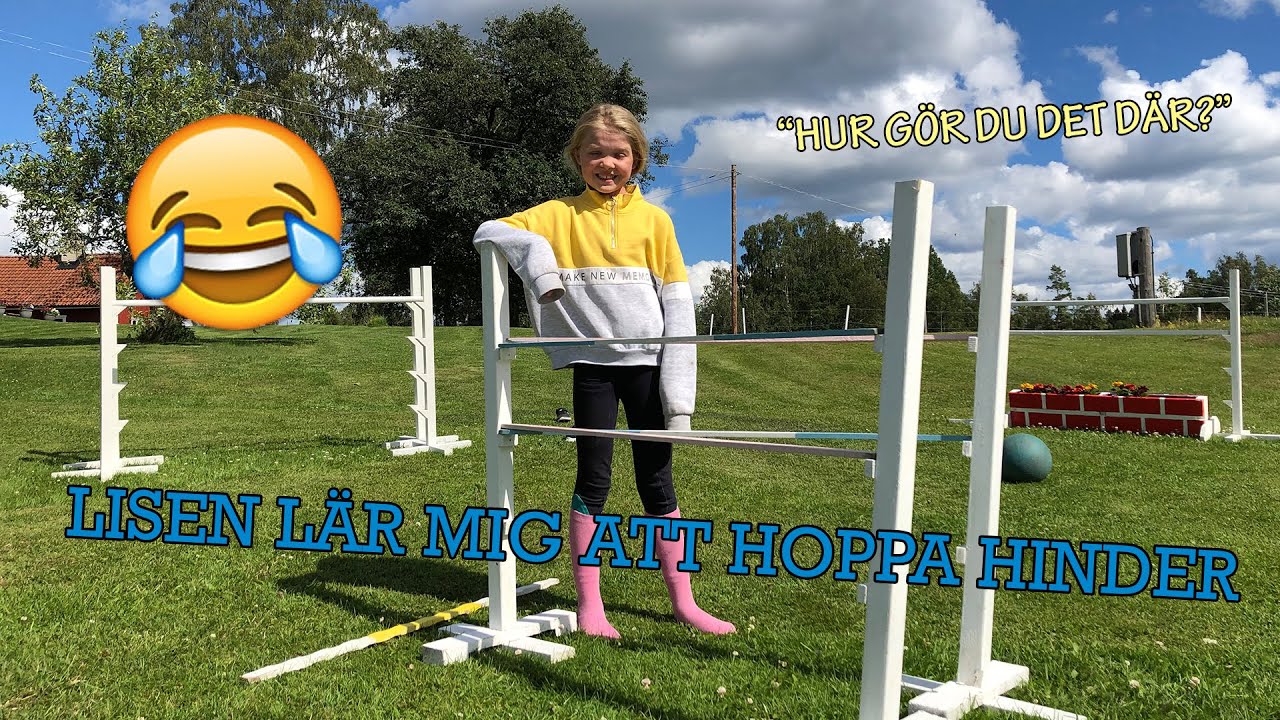 LISEN LÄR MIG ATT HOPPA KÄPPHÄST HINDER