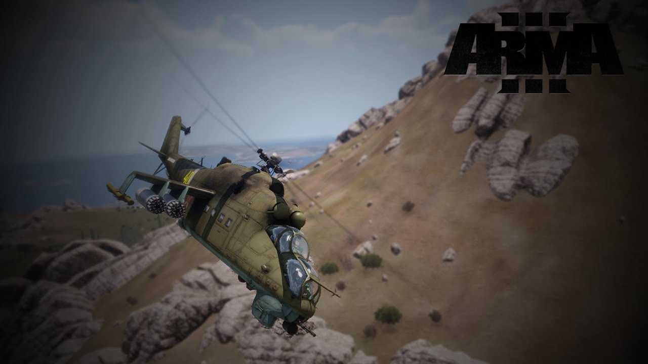 (Arma 3) Обзор на Ми 24 Крокодил из мода RHS