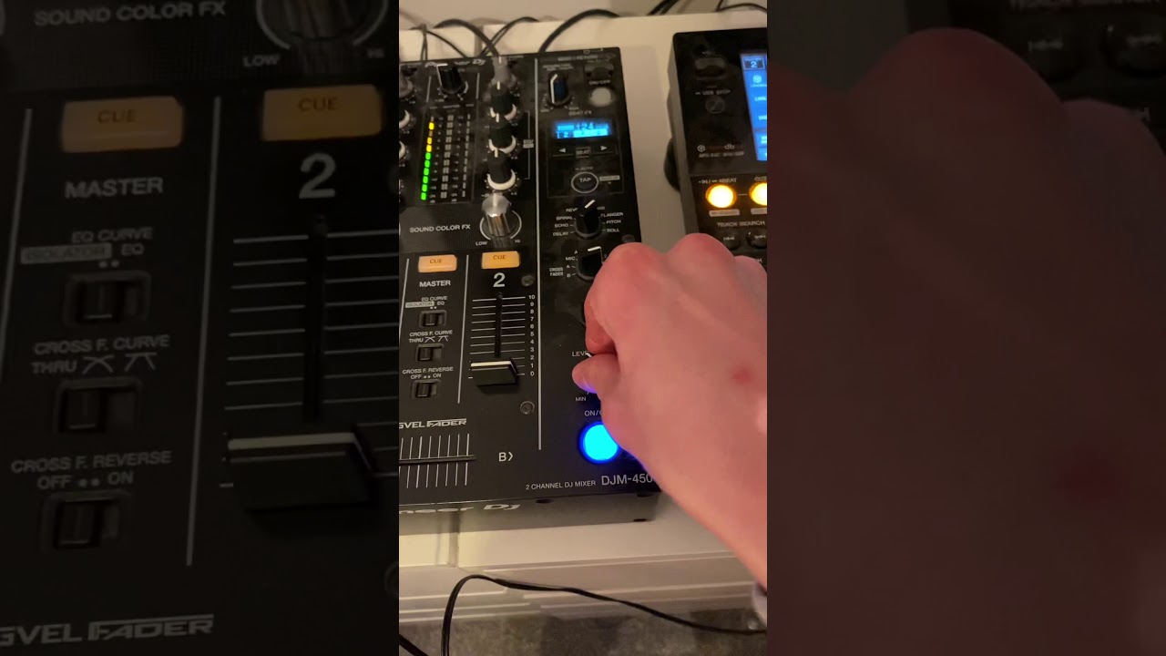 XDJ 700 and DJM 450 function