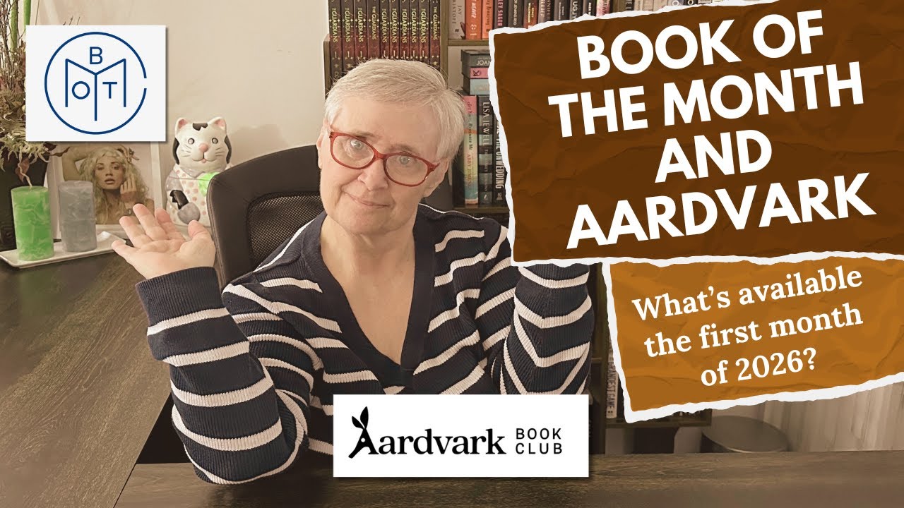 BOOK OF THE MONTH & AARDVARK January Selections | Amazing!! #bookofthemonth #aardvarkbookclub