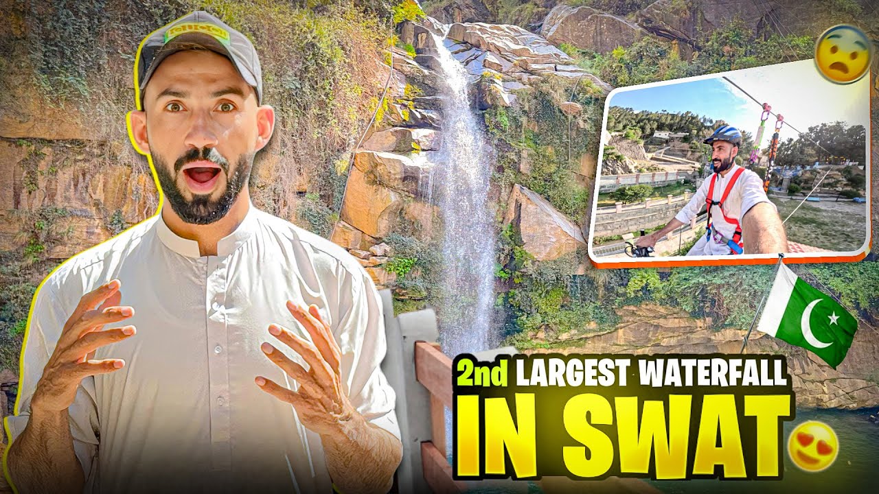 New Adventure Park In Swat | Second  Bigest Waterfall In Swat | Travel With Izhar