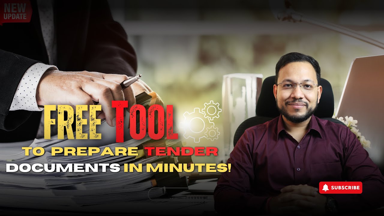 FREE Tool to Prepare Tender Documents in Minutes 🚀 ⏳ SAVE YOUR TIME AND ENERGY
