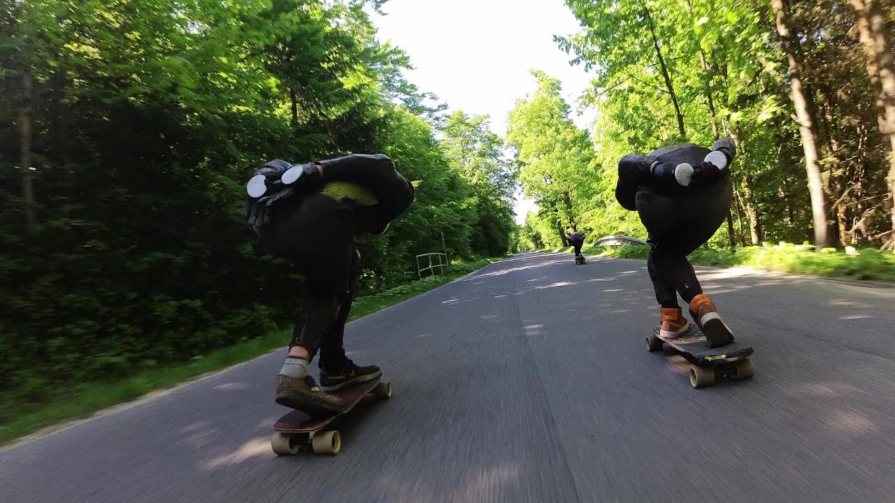 Downhill Skateboard Racing at CGSA Bíly Potok 23 in Czech Republik - Semi Final 2