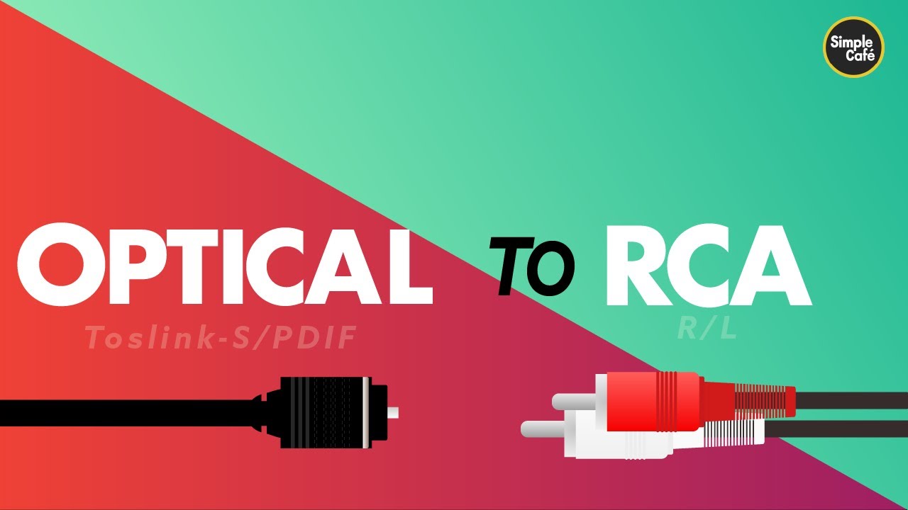 Как подключить колонки к телевизору [оптический к RCA]