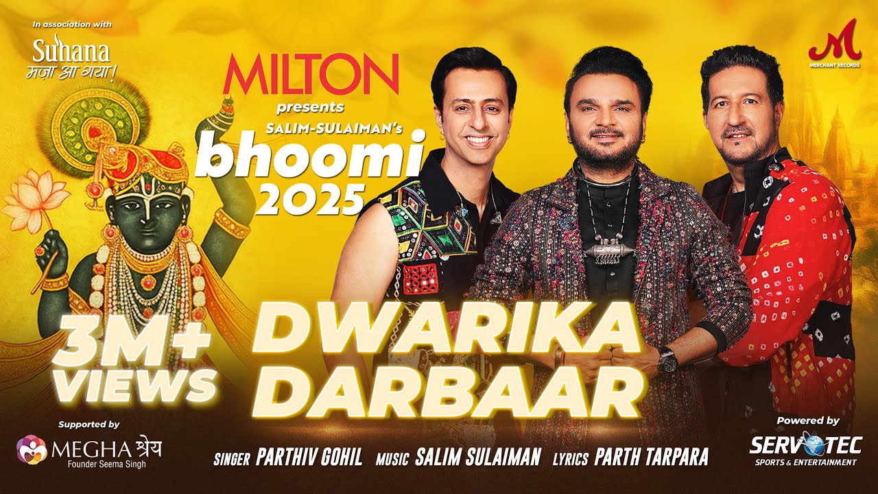 Dwarika Darbaar - Bhoomi 2025 | Salim Sulaiman | Parthiv Gohil | New Gujarati Krishna Bhakti Song