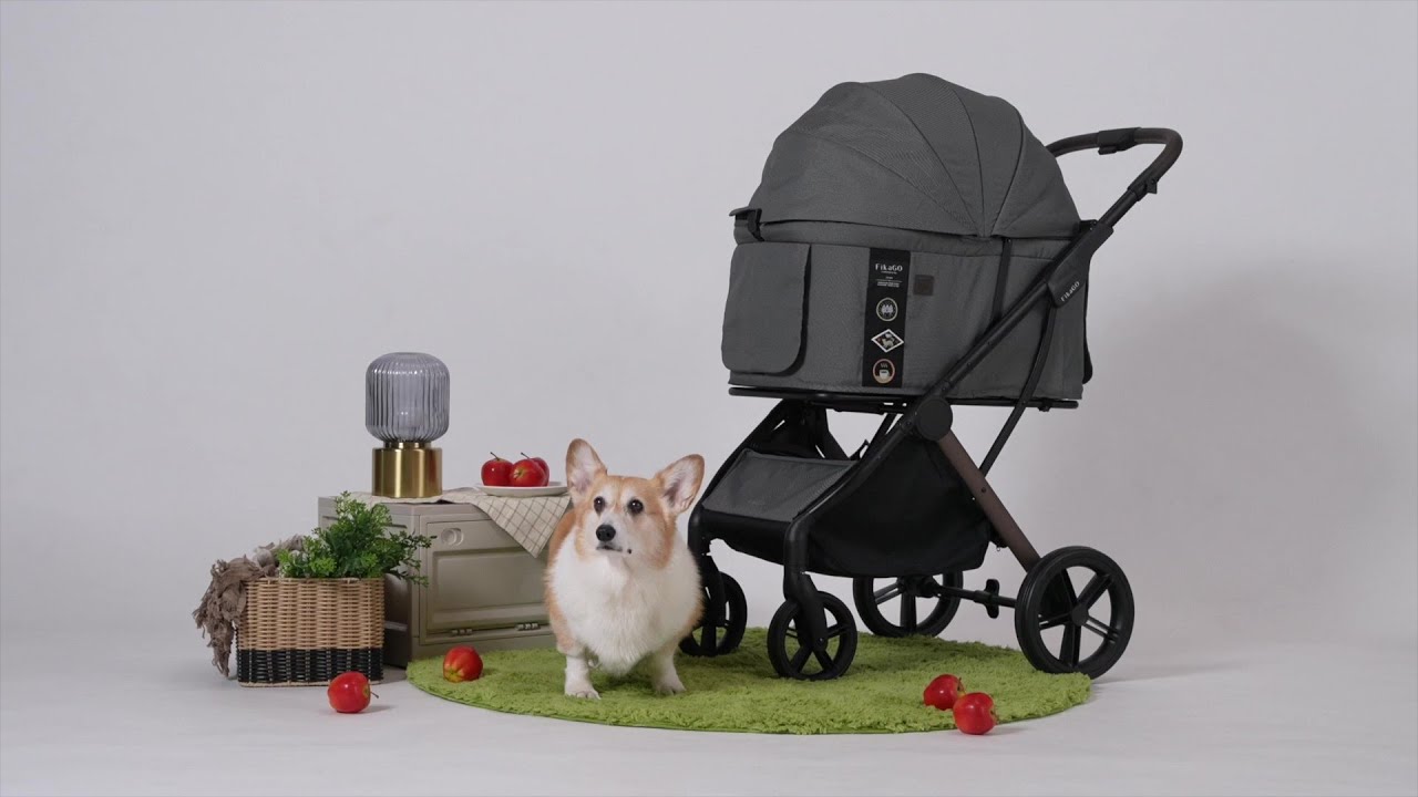[FikaGO] AGILE 2 피카고의 중형견, 다견 펫 유모차 