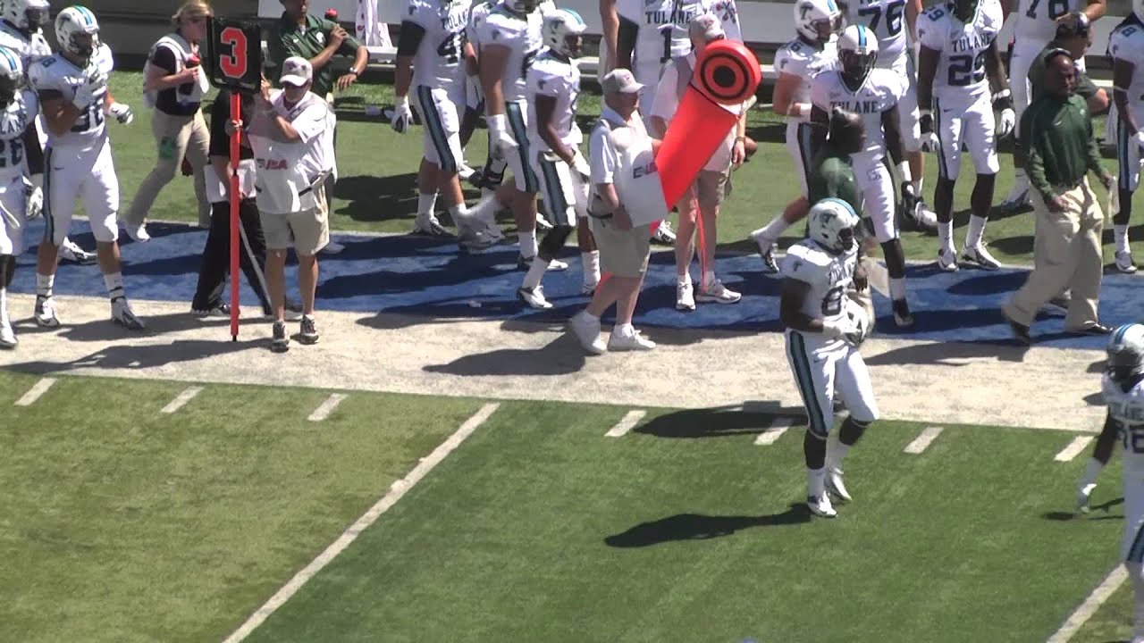 Tulane Football vs Tulsa Highlights. 9/8/2012
