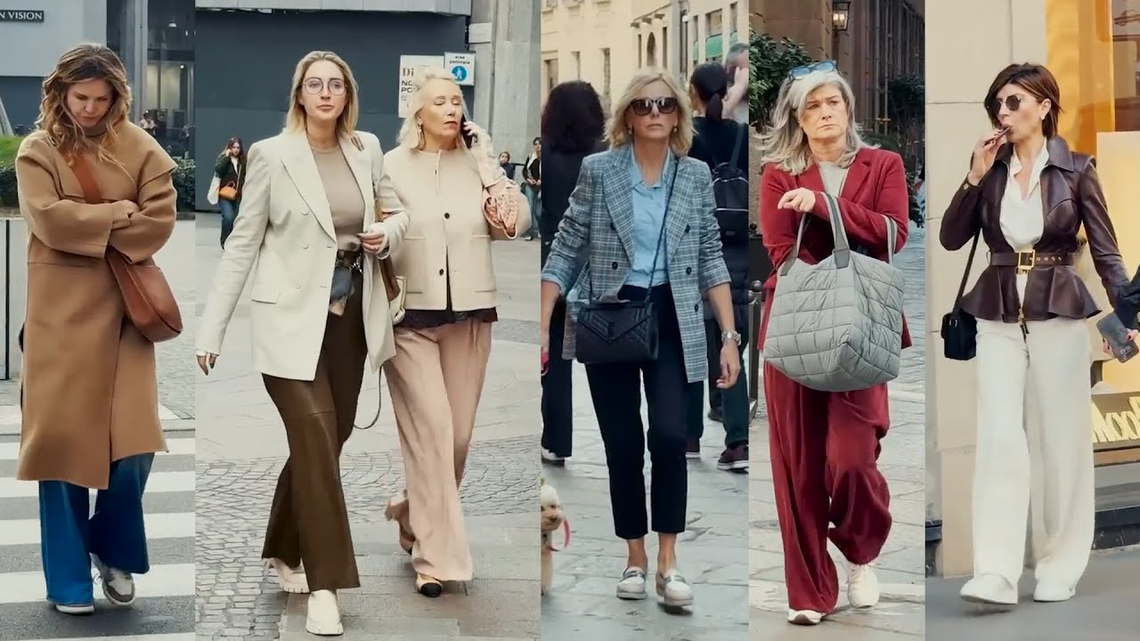 T 14&deg;C Milan Street Fashion  November 2025 🇮🇹 Italian Luxury Outfits Looks | New Shopping Trends