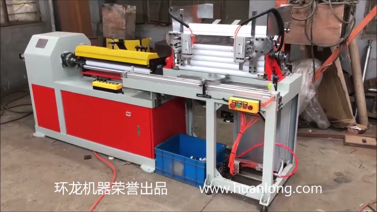 Atuo. Loading&Unloading Cheap Small Paper Tube Core Cutter, High Speed Paper Tube Cutting Machine.