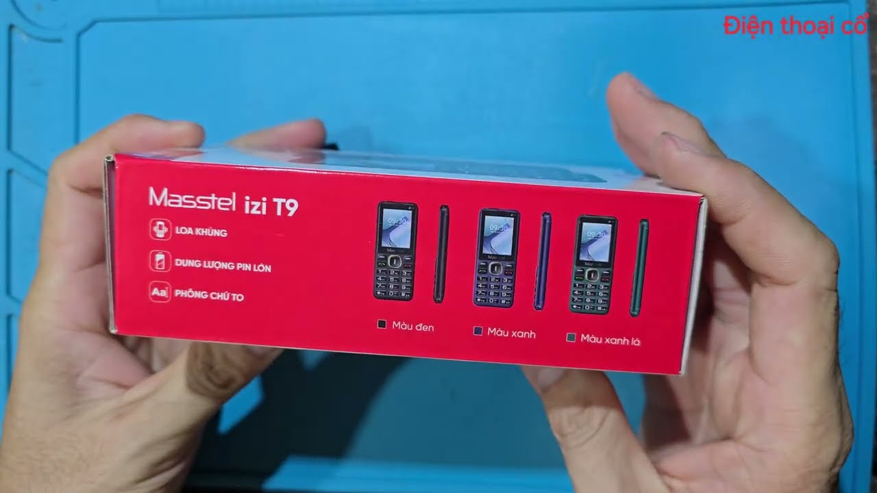 Mở hộp 🤳 Masstel izi T9 màn hình 🖥 lớn,chữ to,loa 🔊 lớn,pin 🔋 lớn,giá rẻ 