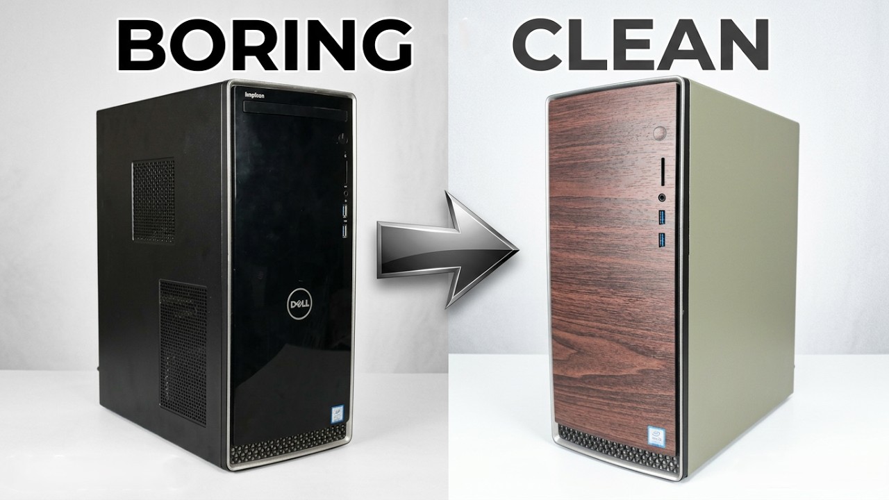 Clean Aesthetic Upgrade for the Dell Inspiron 3670 | Simple PC Mod