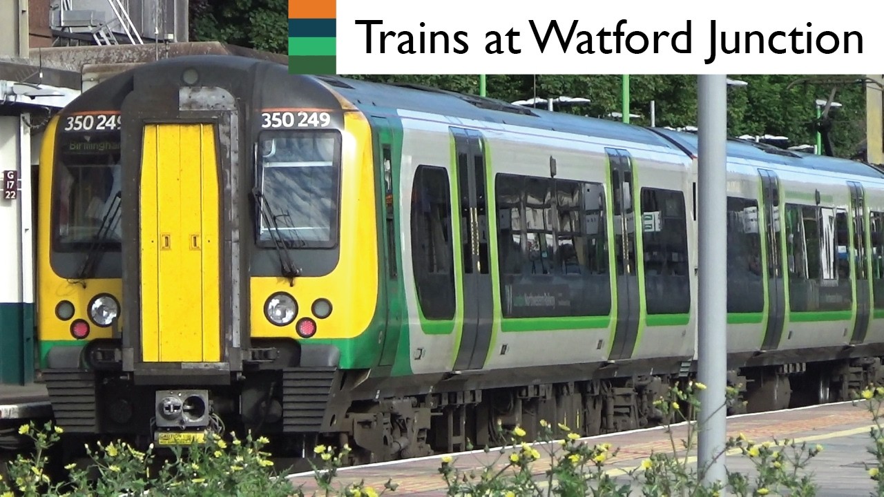 WCML Trains At Watford Junction