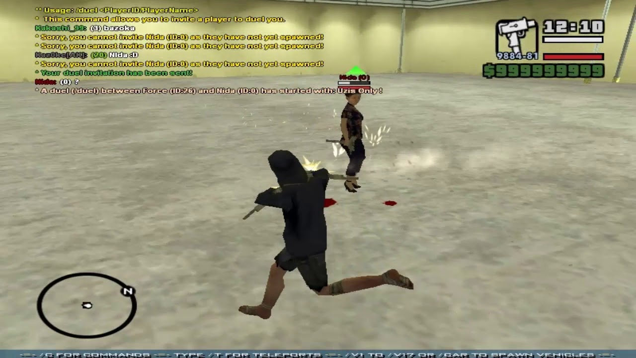 Uzi Duels with Nida [SA:MP] | GamerX