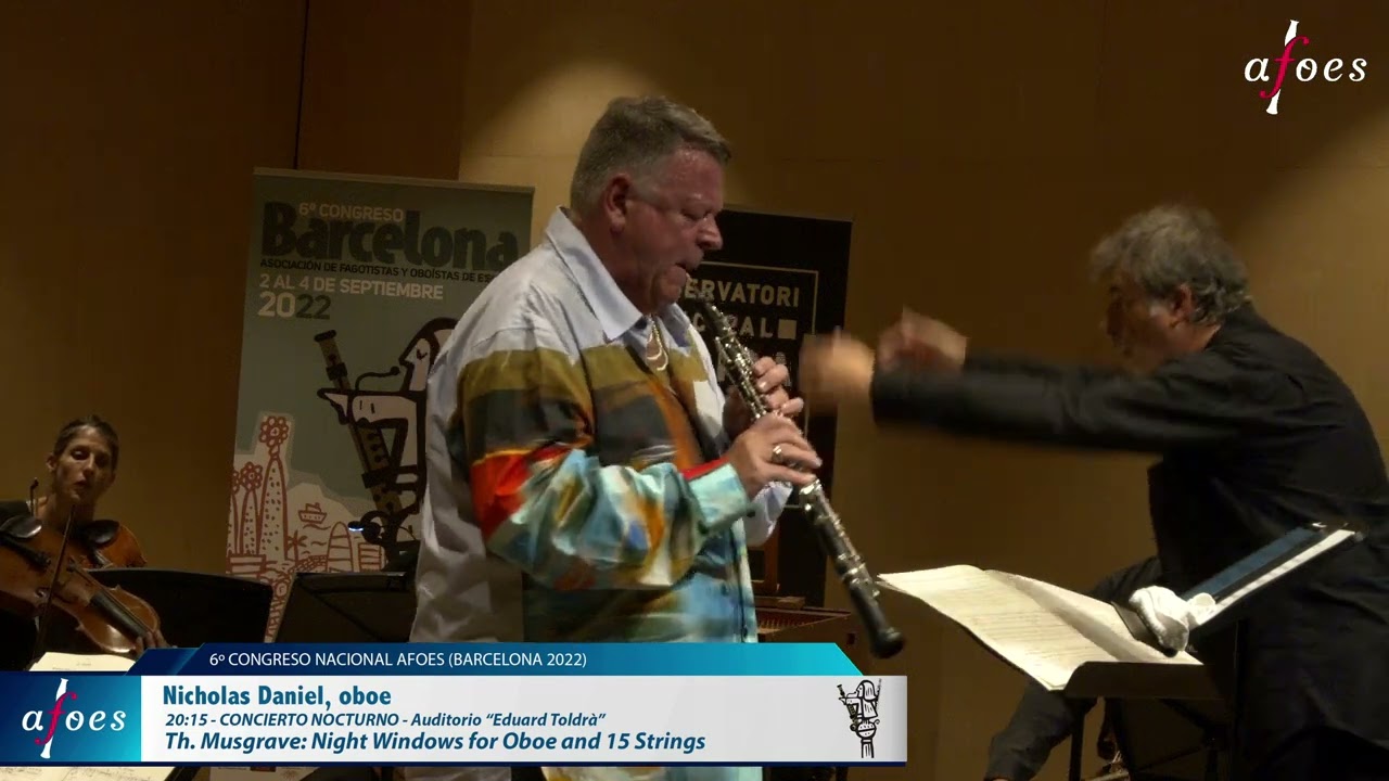 CONCIERTO NOCTURNO II  Auditorio &ldquo;Eduard Toldr&agrave;&rdquo; Nicholas Daniel, oboe