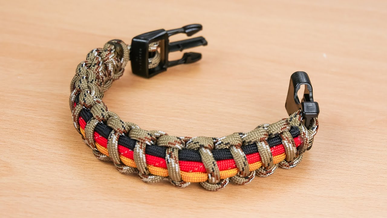 Paracord #12 - Flaggen Survival Armband
