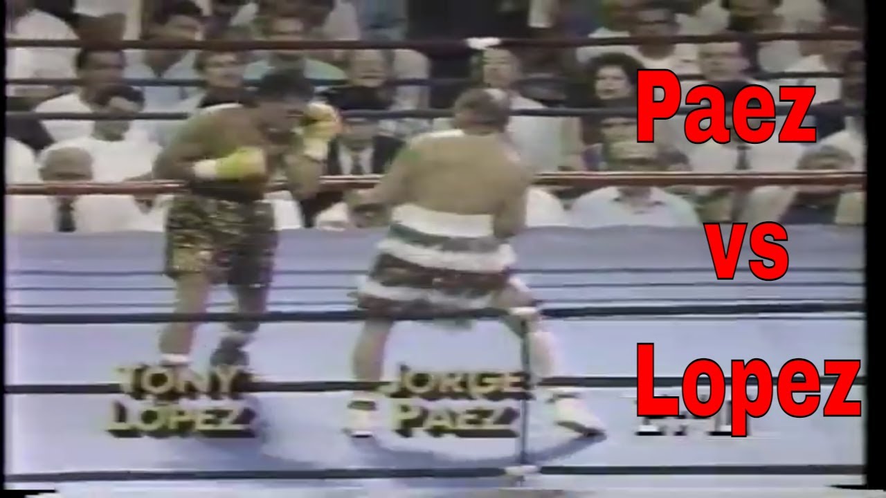 Jorge Paez vs Tony 