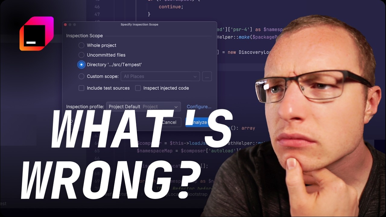 Leveraging PhpStorm's error detection and correction capabilities
