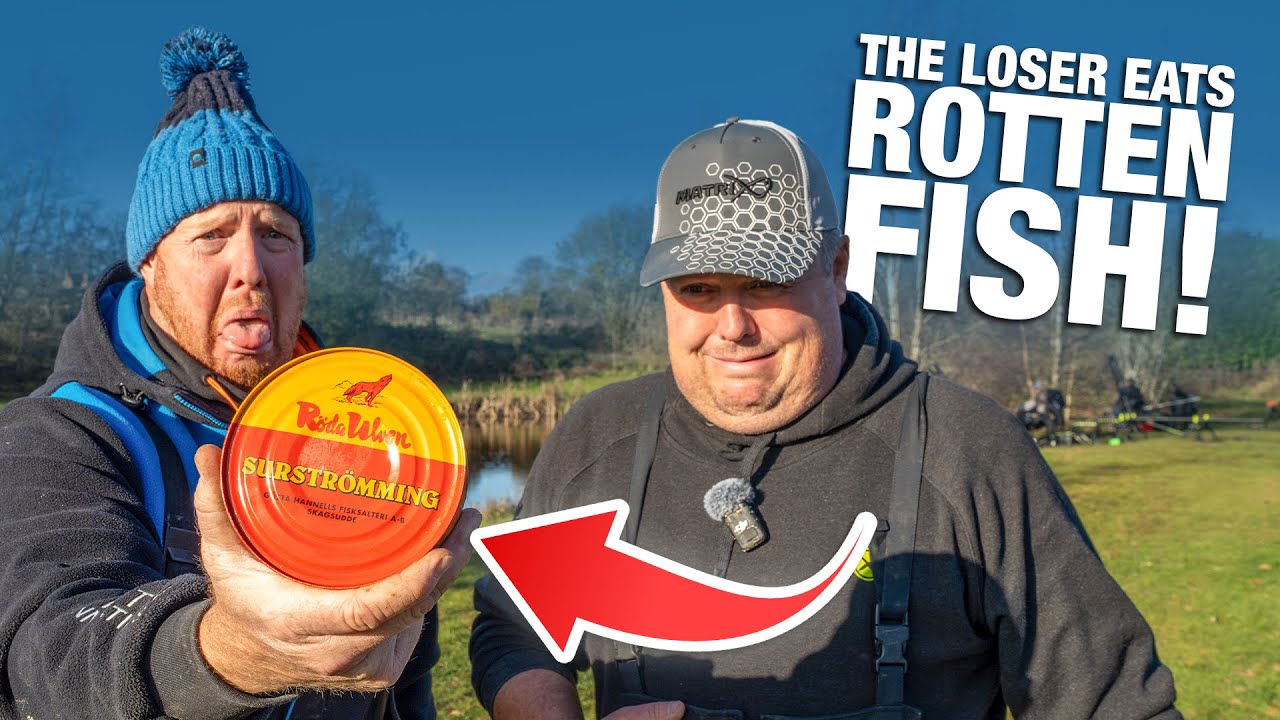 The WORST Forfeit in Fishing&hellip; Loser Eats Surstr&ouml;mming 🤢 | Andy May vs Jamie Hughes