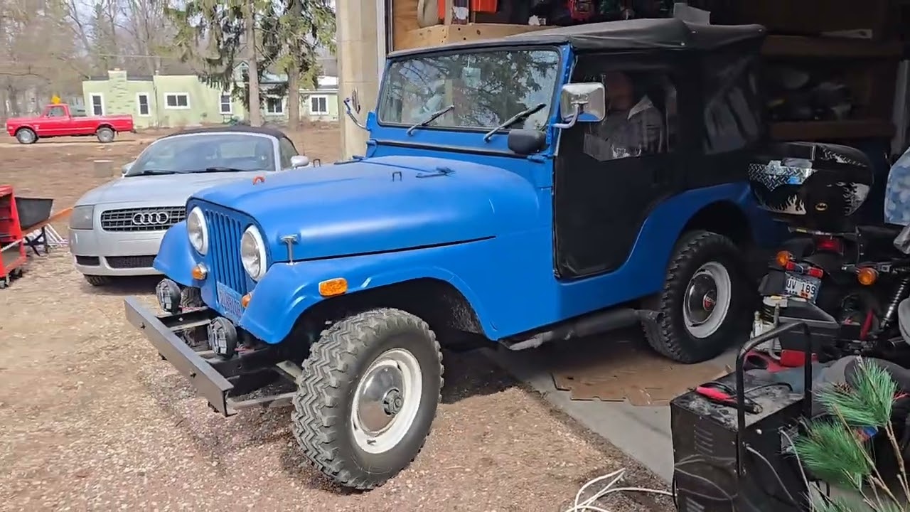 JEEP WILLYS CJ5 1969 года | Buick 225ci V6 | Тяжёлый запуск весной, капризный холодный запуск