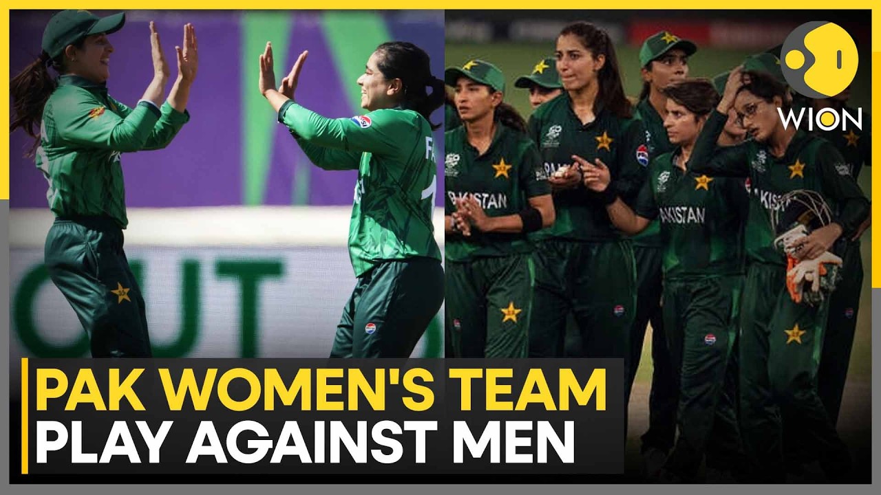 Pakistan Women's Cricket Team Play Against Men's Teams | WION