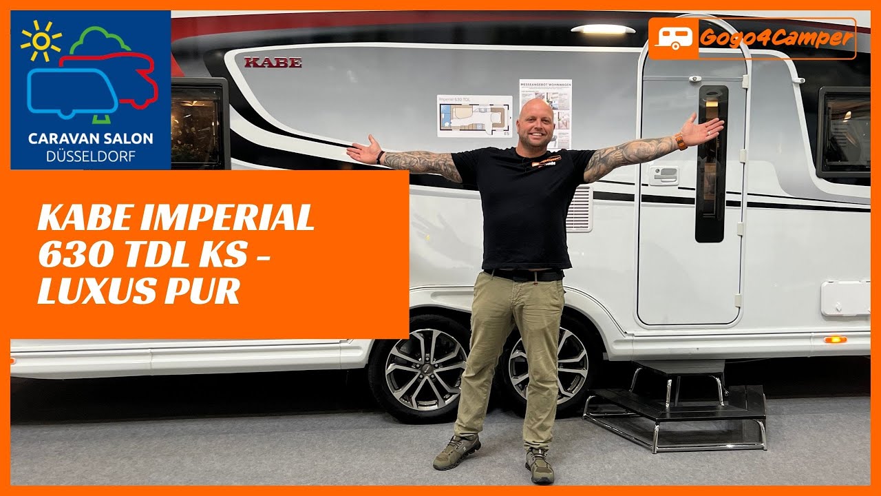 Luxuswohnwagen Kabe Imperial 630 TDL KS - [edel und 100% wintertauglich] | Caravan Salon 2022