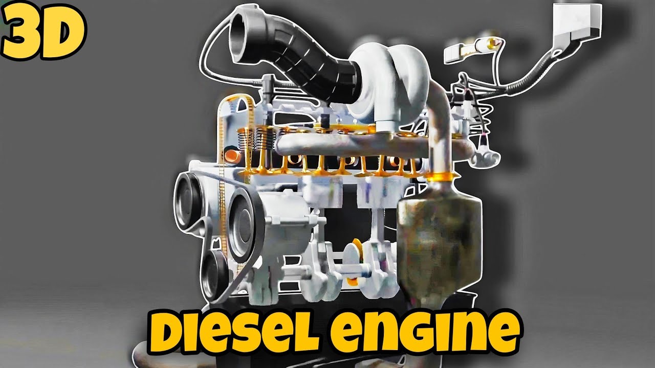 How a Diesel Engine Actually Works (Animation)
