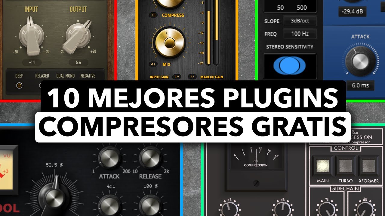10 MEJORES PLUGINS COMPRESORES GRATIS | BEST FREE COMPRESSOR PLUGINS